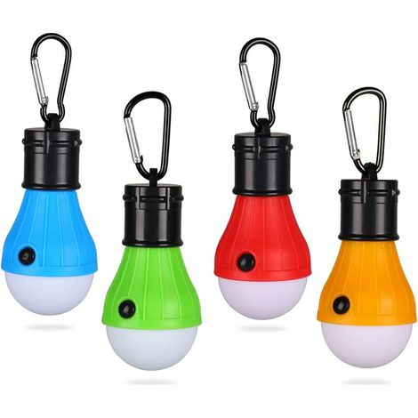 Campinglaterne, 4x Led-campinglampe Laterne Lampe Camping, 3 Modi Wasserdichte Notlichtlampen Tragbare Taschenlampe Für Camping, Wandern, Angeln, Jagen