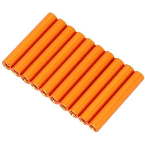 M3 X 30 Montagebolzen, Runde Säulenabstandshalter Aus Aluminium Mit Befestigungsstangen, 10er-pack