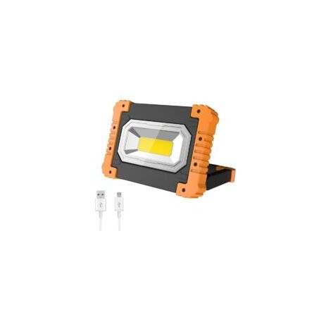 Led Wiederaufladbarer Baustrahler Tragbares Usb-arbeitslicht Wasserdicht Für Baustelle, Garage, Werkstatt, Camping, Angeln, Wandern