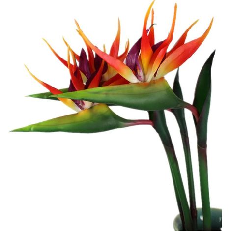 3er-set Paradiesvögel, 81,3 Cm – Uv-beständige Kunstblumen – Weicher Gummi – Dekoration Für Innen- Und Außenbereich