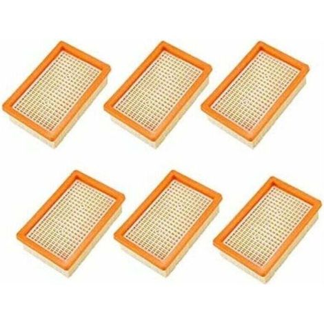 Enowelir 6er-pack Filter Für Kärcher Staubsauger Mv4 Mv5 Mv6 Wd4 Wd5 Wd6, Ersatzteile Hepafilter