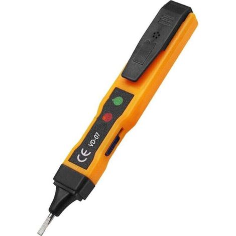 Berührungsloser Spannungsprüfer-stift, Ac 70-250v Detektor, Doppelter Akustischer Alarm, Identifizierung Von Neutral-/stromführendem Draht, Unterbrechungspunkt-erkennung