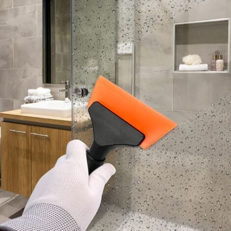 Mini-wischer - Geeignet Für Autos, Fenster, Rückspiegel, Duschen Usw. - 1 Stück (orange)
