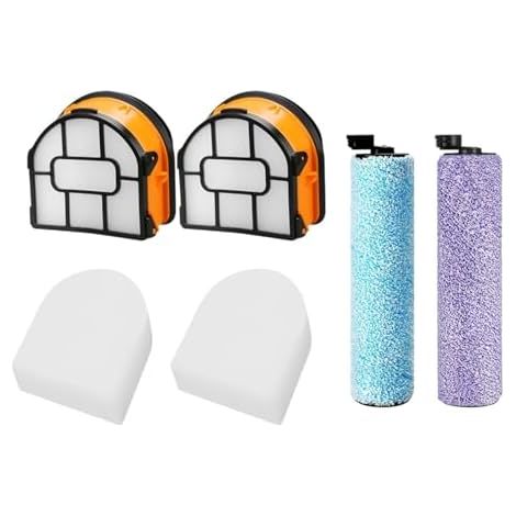 Ersatzteil-set Für Shark Hydrovac Messmaster Staubsauger, 2 Walzenbürsten Und 4 Filter, Wd161 Wd261 Aw261 Wd101 Wd201 Wd100 Wd200 Aw201
