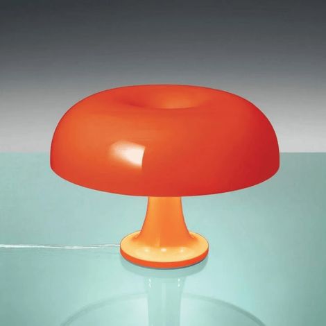 Champignon Tischlampe - Modern Einfach Nordisch - Schlafzimmer Nachttisch Atmosphäre Leselampe Schreibtischlampe - Orange - Steckertyp
