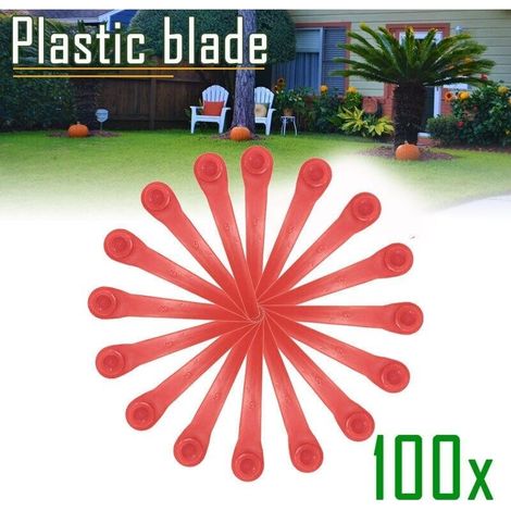 10er-pack Ersatzklingen Pa6 Rotorcut Kompatibel Mit Gardena Rasentrimmer, Kunststoffklinge Für Gardena Akku-rasentrimmer - Liaiki