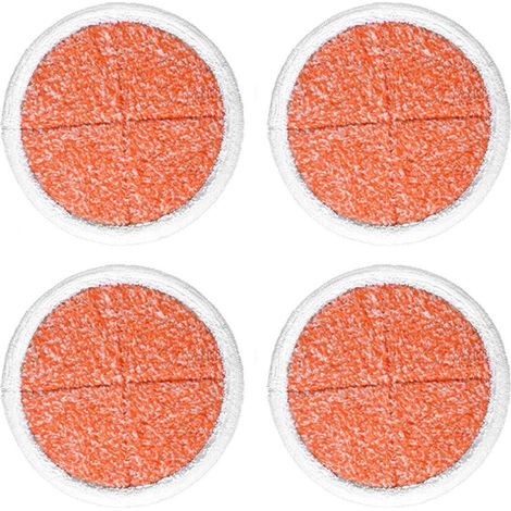 4er-pack Robuste Ersatzpads Für Schrubbmopp, Kompatibel Mit Bissell 2039a Und 2124 Elektromopps Für Harte Böden