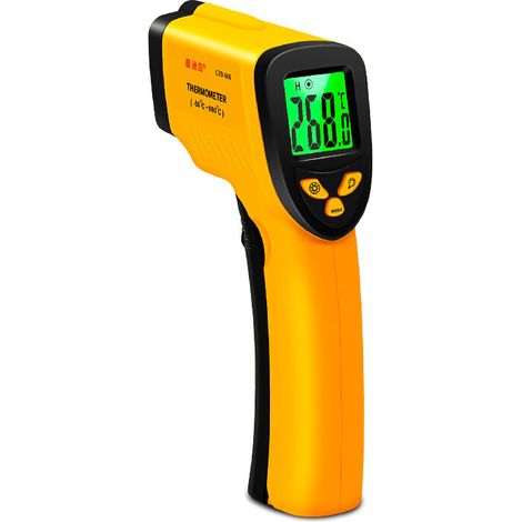 Infrarot-thermometer, Berührungsloses Laser-infrarot-thermometer Von -50 °c Bis 550 °c, Lcd-hintergrundbeleuchtung, Nicht Für Menschen Geeignet