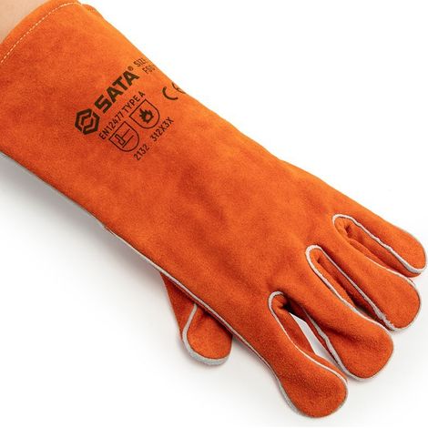 Gant Soudure, Schutzhandschuhe Aus Leder, Aramid, Abriebfest, Reißfest, Verschleißfest, Hitzebeständig, Für Bastel- Und Schweißarbeiten, Arbeitshandschuhe, 3 Paar