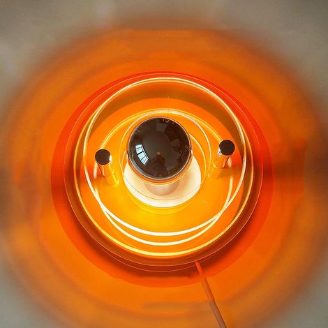 Mittelalterliche Wandleuchte, Hotel-atmosphäre Wandlampe, Wandleuchte Ohne Lichtquelle, Kleines Orange-d24e17cm