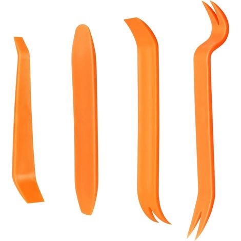 Orange Auto-installationswerkzeugset (4-teilig) Geeignet Für Den Einbau Von Autoradios Und Audiosystemen In Autos