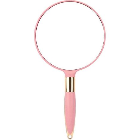 Handspiegel, Schminkspiegel, Professionelle Schminkspiegel Mit Griff, Für Das Tägliche Make-up Von Frauen, Rosa