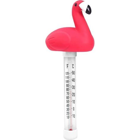 Schwimmendes Poolthermometer In Form Einer Rosa Flamingo-schildkröte, Großes Display, Leicht Ablesbar Und Präzise, Geeignet Für Aquarien, Whirlpools Und Becken.