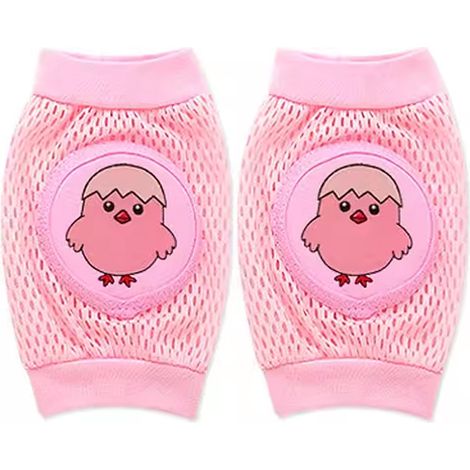 Baby-knieschoner - Baby-knieschoner - Baby-socken - Unisex - Knieschoner - Einheitsgröße - Krabbelschutz - Rosa