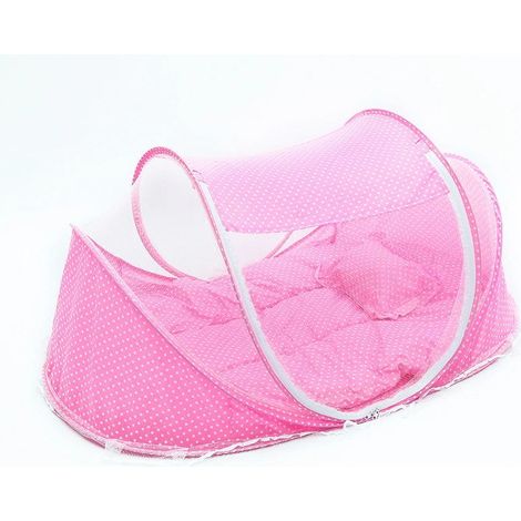 Tente Moustiquaire Bébé Pliable Mit Matratze - Rosa