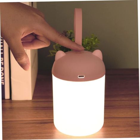 Tragbare Wiederaufladbare Nachtlampe Für Kinder – Zeltlaterne Mit Niedlichen Ohren