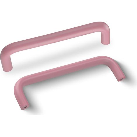 4 Stück Möbelgriffe Aus Aluminium 96mm Türgriffe Für Schränke Mit Schrauben, Knöpfe Und Schubladen Für Küche Und Kleiderschrank, Rosé
