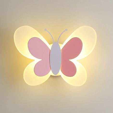 Led-wandleuchte 16 W, Kreative Schmetterlingslampe, Modernes Warmes Licht, Acryl-nachtlicht Für Den Nachttisch