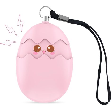 135 Db Persönlicher Alarm – Anti-überfall-sirene Mit Led-licht – Sicherheit Für Frauen, Kinder Und Senioren, Rosa