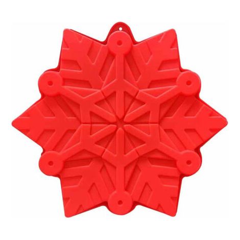 3d Große Schneeflocken-kuchenform Für Weihnachten, Antihaftbeschichtete Geformte Kuchenbackformen