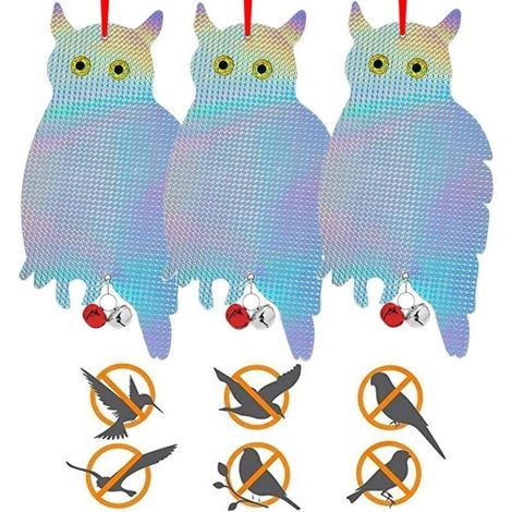 Vogelabwehr Eule, Reflektierender Vogelvertreiber, Anti-tauben-eule, Vogelvertreiber Taubenabwehr, Taubenabwehr Für Balkon, Vogelabwehr Für Außenbereich