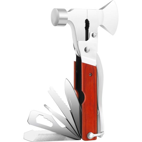 Vielseitige Outdoor-werkzeuge, Camping-multitools, 16-in-1-campingzubehör, Multitool-hämmer, Leicht Zu Transportierende Campingwerkzeuge, Einschließlich Hämmer Und Zangen