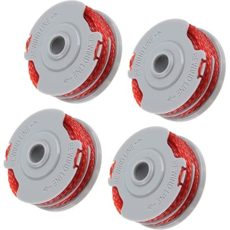 4er-pack Spulen Mit 10 M Trimmerfaden, Ersatzspulen Für Rasentrimmer, Nylon-trimmerfaden, Kompatibel Mit Allen Rasenmähern, Langlebiger Trimmerfaden (4er-pack)
