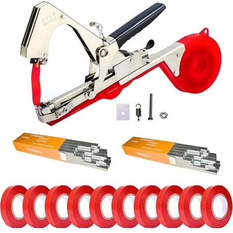 Ineasicer 14er Pack Gartenbindemaschine Zum Binden Von Ästen, Baumschulbänder, Schneideklinge Für Bänder Für Weintrauben, Tomaten Und Reben