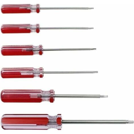 6er-set Dreikant-schraubendreher 1,8 Bis 4,2 Mm – Magnetische Bits – Chrom-vanadium-stahl – Für Präzisionsgeräte