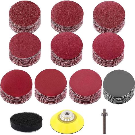 100 Stück Schleifscheiben 50mm Schleifpapier Körnung 80 120 180 240 320 400 600 1000 2000 3000 Satz Von Schleifscheiben 2 Zoll