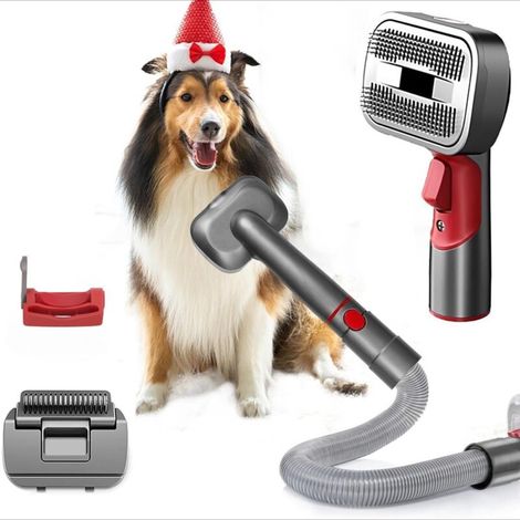 Bürste Für Dyson V7 V8 V10 V11 V12 V15, Tierhaarbürste Für Katzen Und Hunde, Zubehör Für Dyson Mit Verlängerungsschlauch Und Abzugssperre, 2 Stück