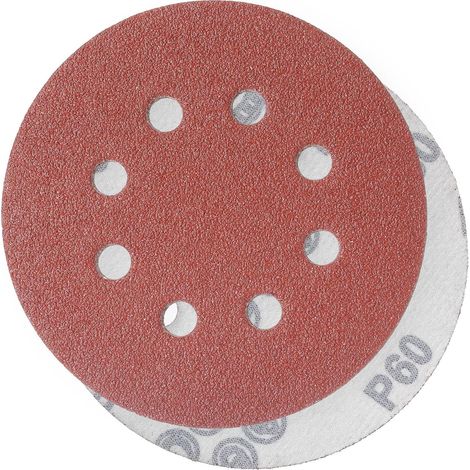 60 Schleifscheiben, Schleifpapier, Körnung, Größe 125 Mm, Ideal Zum Schleifen/polieren/entrosten Hsdps5m100, 100er Pack