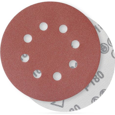 180 Schleifscheiben, Schleifpapier, Körnung, Größe 125 Mm, Ideal Zum Schleifen/polieren/entrosten Hsdps5m100, 100er-pack