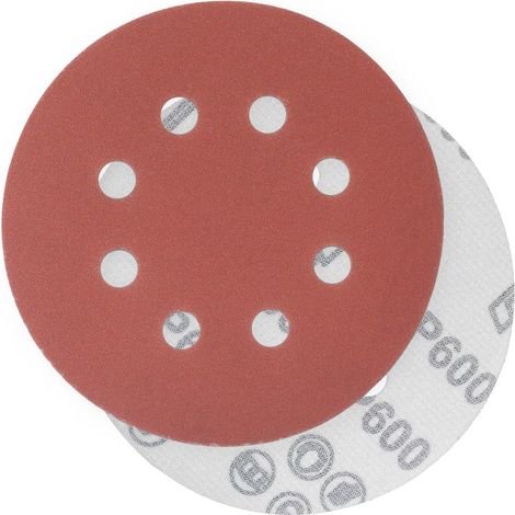 600 Schleifscheiben, Schleifpapier, Korngröße 125 Mm, Ideal Zum Schleifen/polieren/entrosten Hsdps5m100, 100er-pack