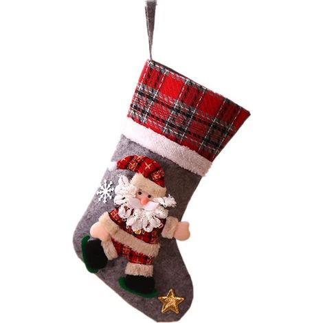 Weihnachtsstrumpf, Weihnachtsmann-socken, Zur Dekoration Von Weihnachtsstrümpfen, Beutel, Süßigkeitentasche, Geschenktasche.