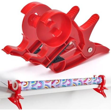 Tischschneidemaschine Geschenk Papierrolle Weihnachts-geschenkpapier Für Geburtstag, Hochzeit, Basteln, Valentinstag-geschenk (rot)