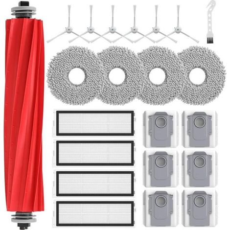 Set Mit 22 Zubehörteilen Für Roborock Qrevo S/qrevo Pro/qrevo Max V Staubsaugerroboter, Ersatzteile Für Roborock Qrevo S/qrevo Pro/qrevo Maxv Staubsaugerroboter