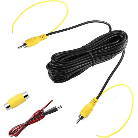8m Video-verlängerungskabel Rca-klinkenkabel Phono-stecker Für Rückfahrkamera Auto-erkennungskabel Rot