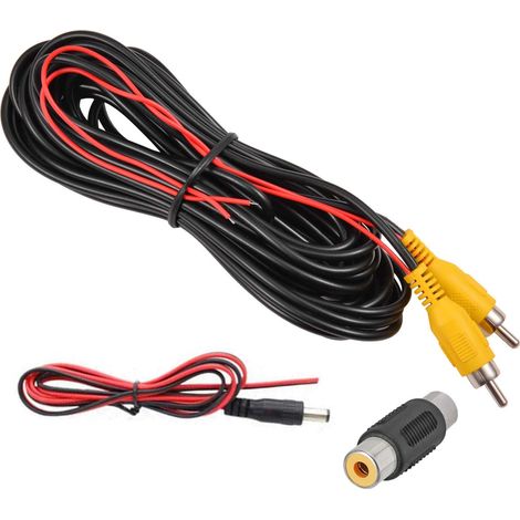 20m Video Verlängerungskabel Rca Jack Kabel Phono Stecker Für Rückfahrkamera Auto Detektionskabel Rot