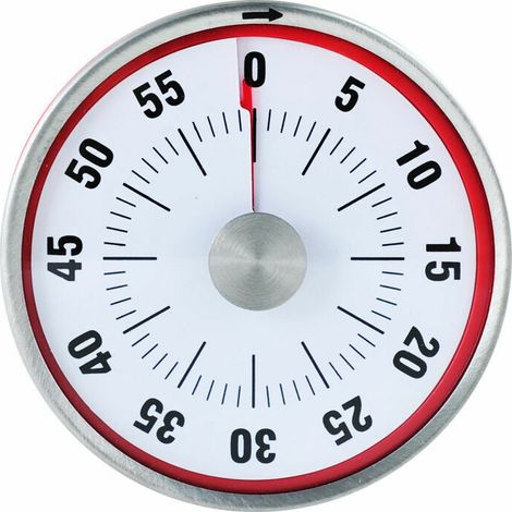 Visueller Rundtimer, 60 Minuten, 7,7 Cm, Für Kinder Mit Autismus, Küche, Lehrer, Klassenzimmer, Kinder- Und Erwachsenentreffen (rot)