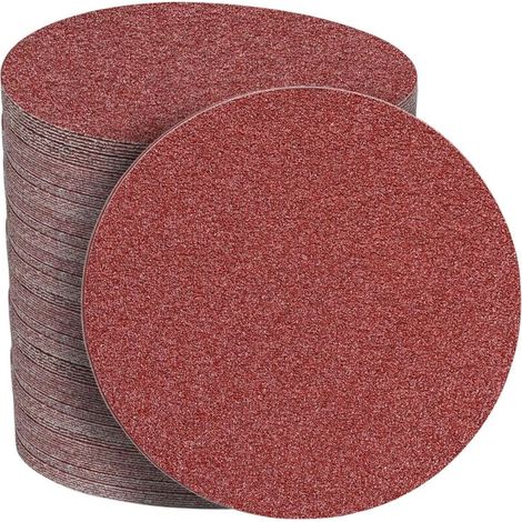 Schleifscheiben 150mm Korn 80 Schleifpapier 50 Stück Ohne Löcher Schleifscheibe Für Exzenterschleifer