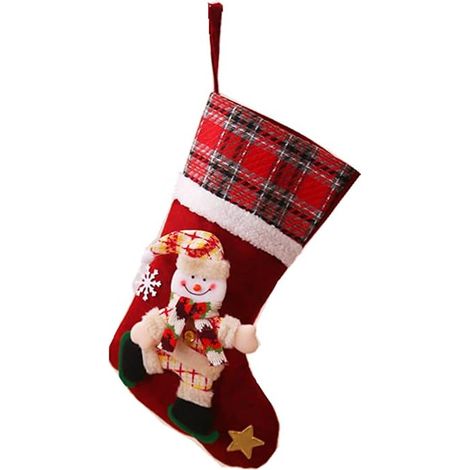 Weihnachtsstrumpf, Weihnachtsmann-socken, Zur Dekoration Von Weihnachtsstrümpfen, Sack, Süßigkeitensack, Geschenksack.-b