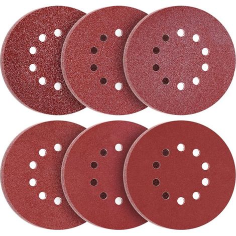 Schleifscheiben 225 Mm, 60 Stück, Körnung P40 P60 P80 P120 P240 P320, 10 Löcher, Runde Schleifpapierscheiben 225 Mm Für Trockenschleifer Und Giraffenschleifer