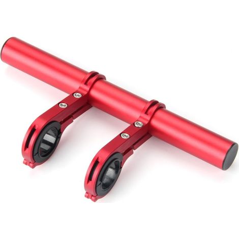 Fahrradhalterung, Fahrradlicht-erweiterungsstütze, Fahrrad-aluminium-lenker-doppel-erweiterung Für Mtb, Motorrad, E-bikes, Rot-rapanda