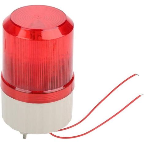 220v 2a Led-rotlicht-notfallwarnleuchten, Stroboskop Für Notfälle, Rotierendes Warnlicht, Akustisch-optisches Alarmsystem, Led-stroboskop