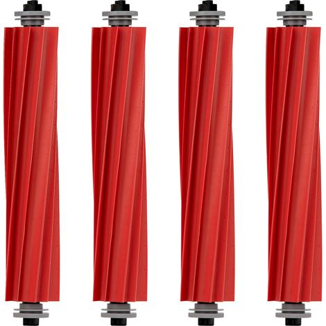 (4 Stück) Gummirollenbürste Hauptbürste Ersatzteile Für Roborock S7 S7+ S7 Maxv S7 Maxv Plus S7 Maxv Ultra Q7 Q7+ Q7 Max Q7 Max+ Q5+ Q5 Ersatzteil-kit