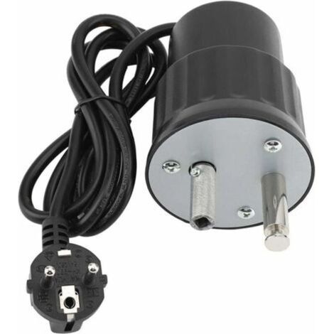 Elektrische Grillgabel Mit Rotierendem Motor, Elektrischer Campingmotor Aus Aluminium, Elektrisches Drehplatten-set, Nennlast 0-24 Kg