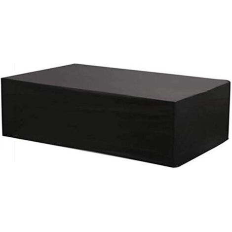 Toruiwa. Ecksofa-husse Für V/l-förmige Gartenmöbel, Wasserdichte Abdeckung Für Außengarnituren, Uv-, Wind-, Regen- Und Staubdicht (215x215x87cm, Schwarz)