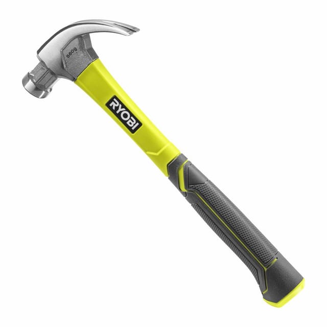 RHHCC560 Gebogener Zimmermannshammer aus Fiberglas, 560 g - Ryobi