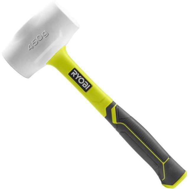 RHHM450W Anti-Rebound-Hammer, Stahlkopf, Holzgriff, 450 g - Ryobi